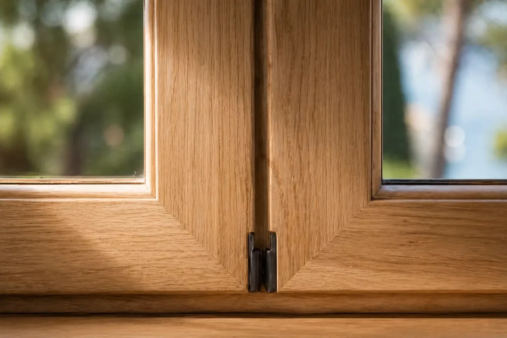 Fenêtre battante cintrée sur-mesure à Grimaud.