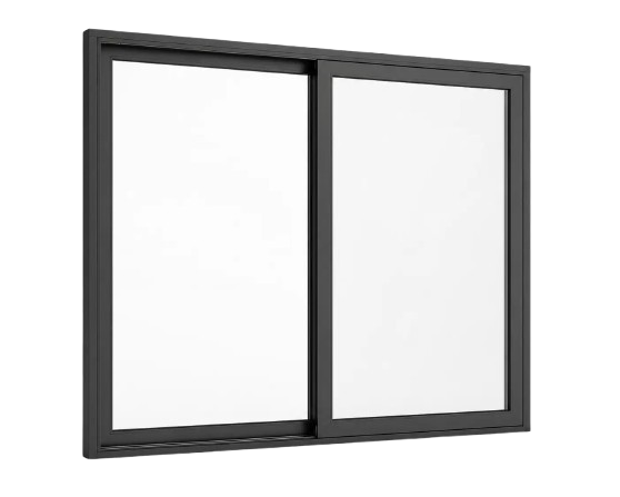 Détail d'une menuiserie minimaliste en aluminium par Menuiserie Plus Concept.