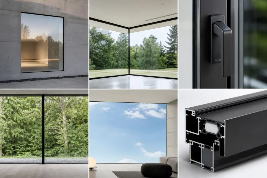 Pose de menuiseries minimalistes sur-mesure à Ramatuelle et Gassin.